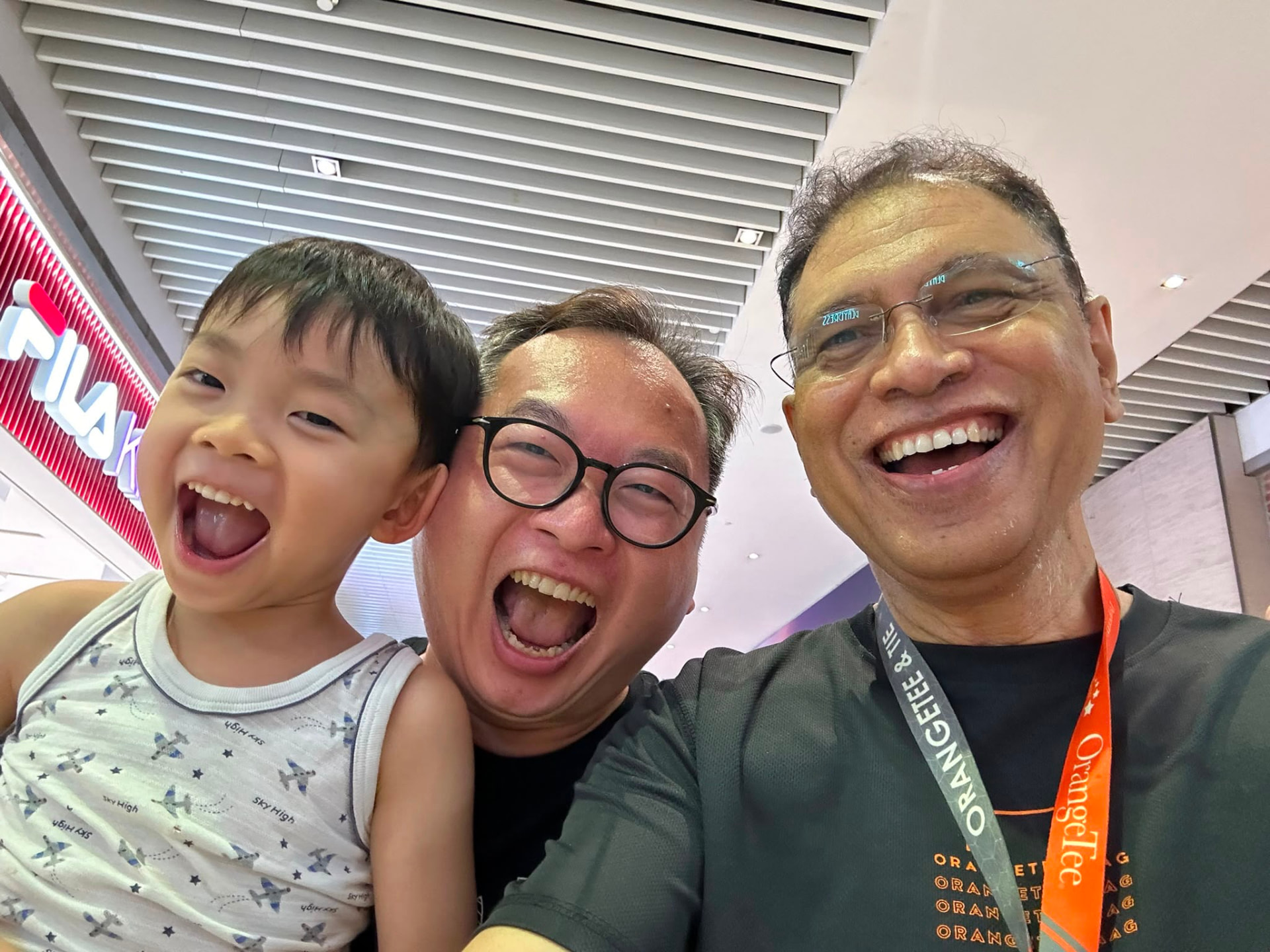 Chan with a family of clients