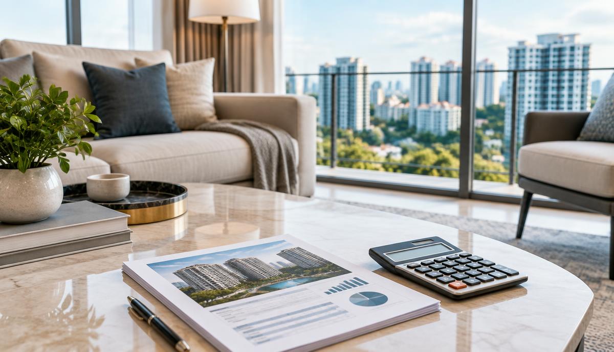 Singapore condominium interior prepared for a my condo worth valuation review